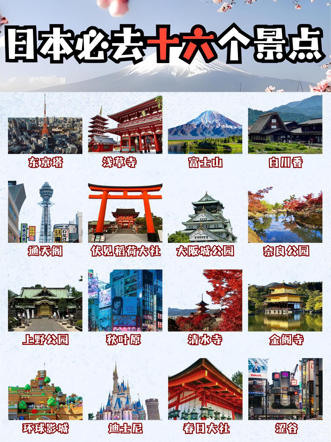 What are some great places to visit on a tour of Japan?