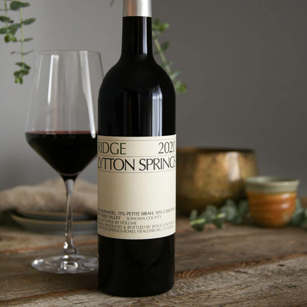 Ridge Lytton Springs â Zinfandel Blend bottle