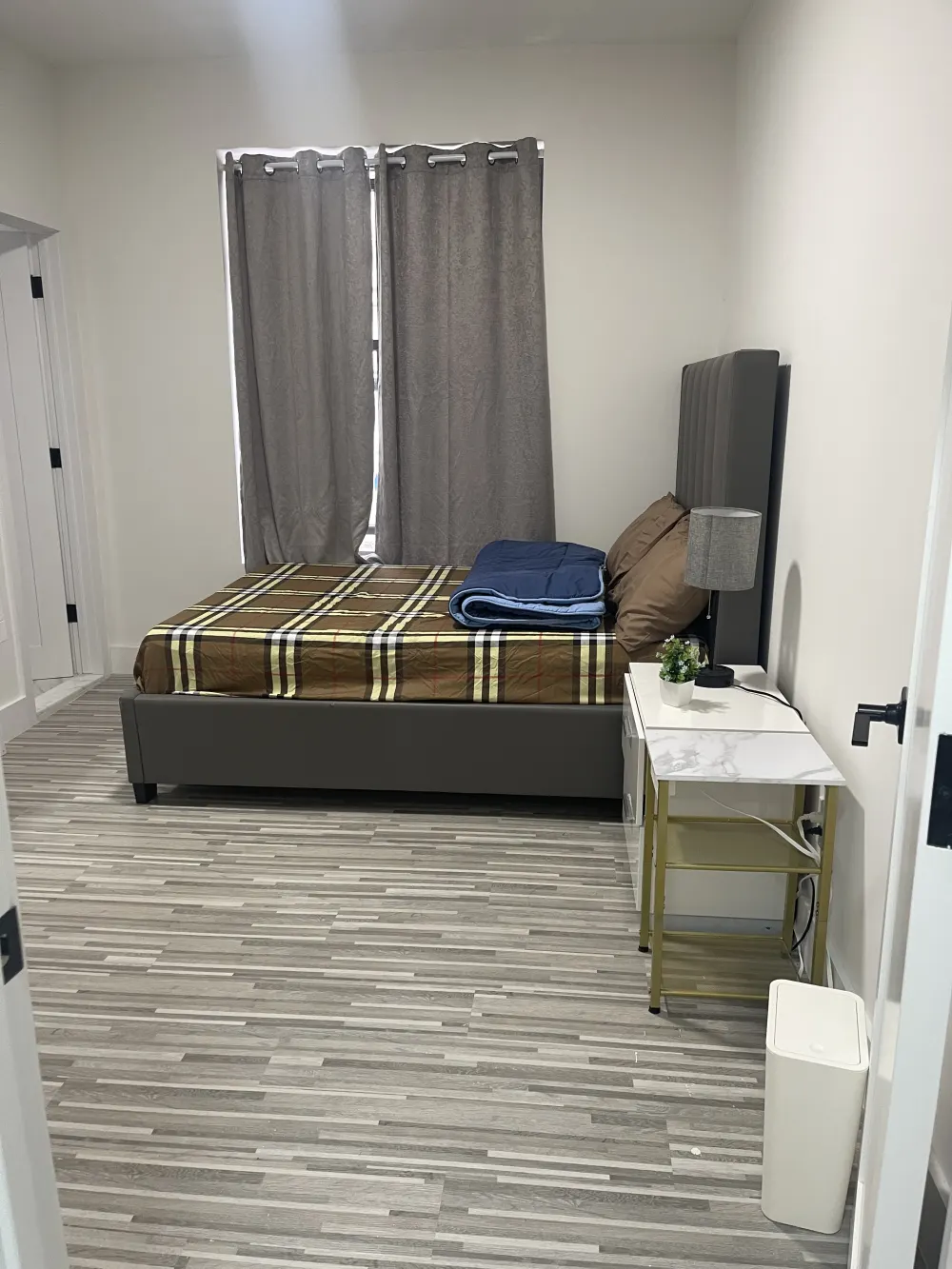 Cozy bedroom with modern decor