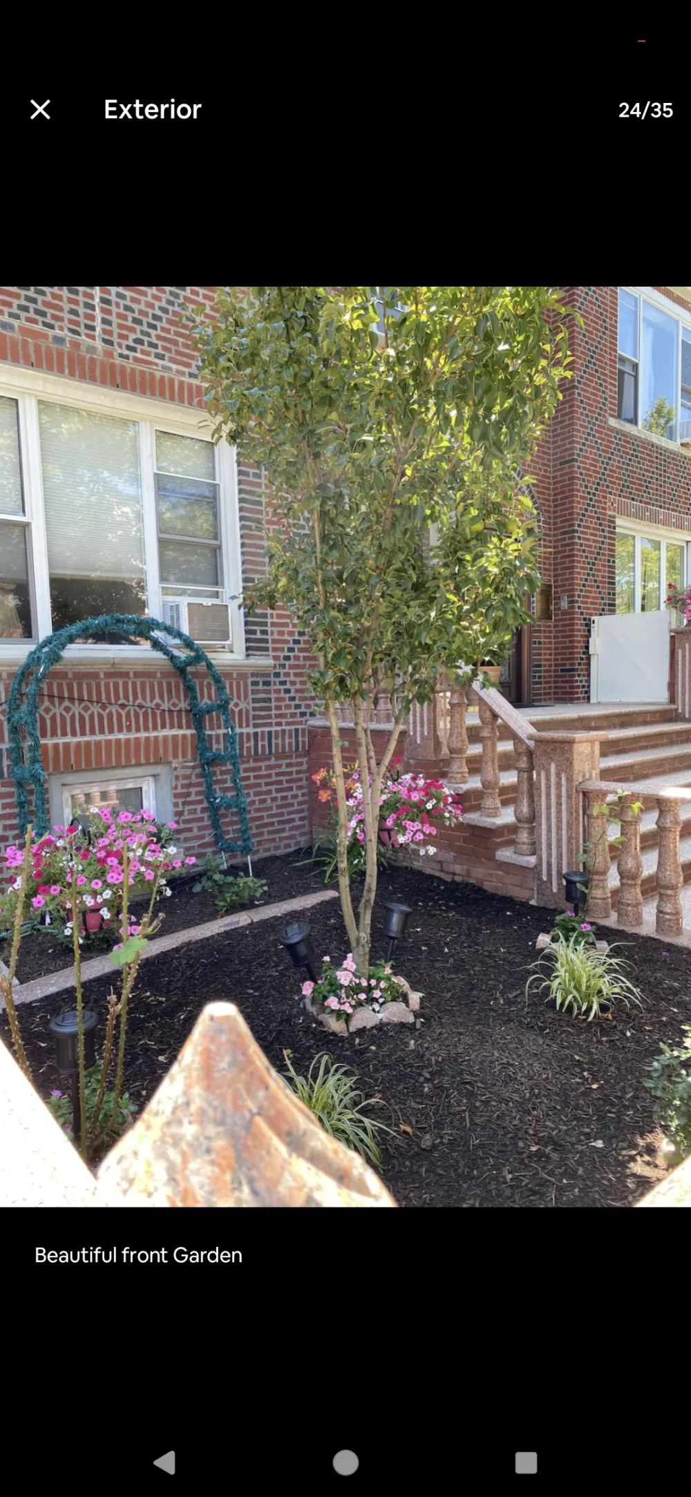 Charming brick house with garden.