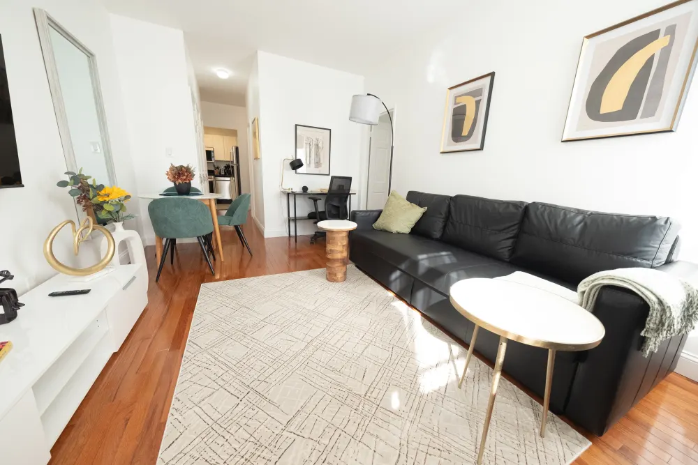 Modern living room with stylish decor.