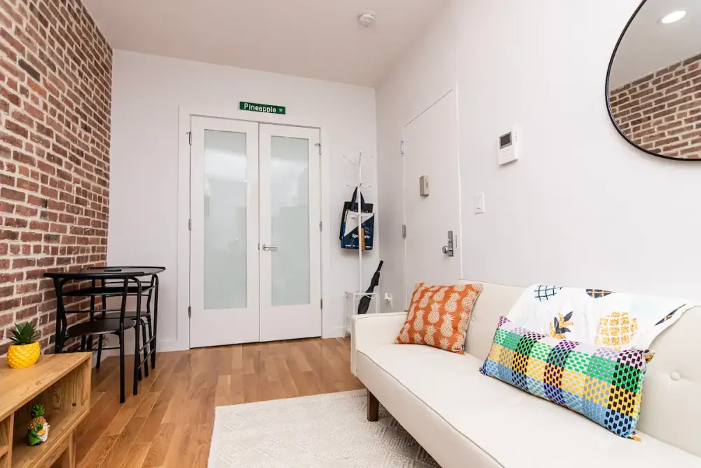 Cozy living room with decor.