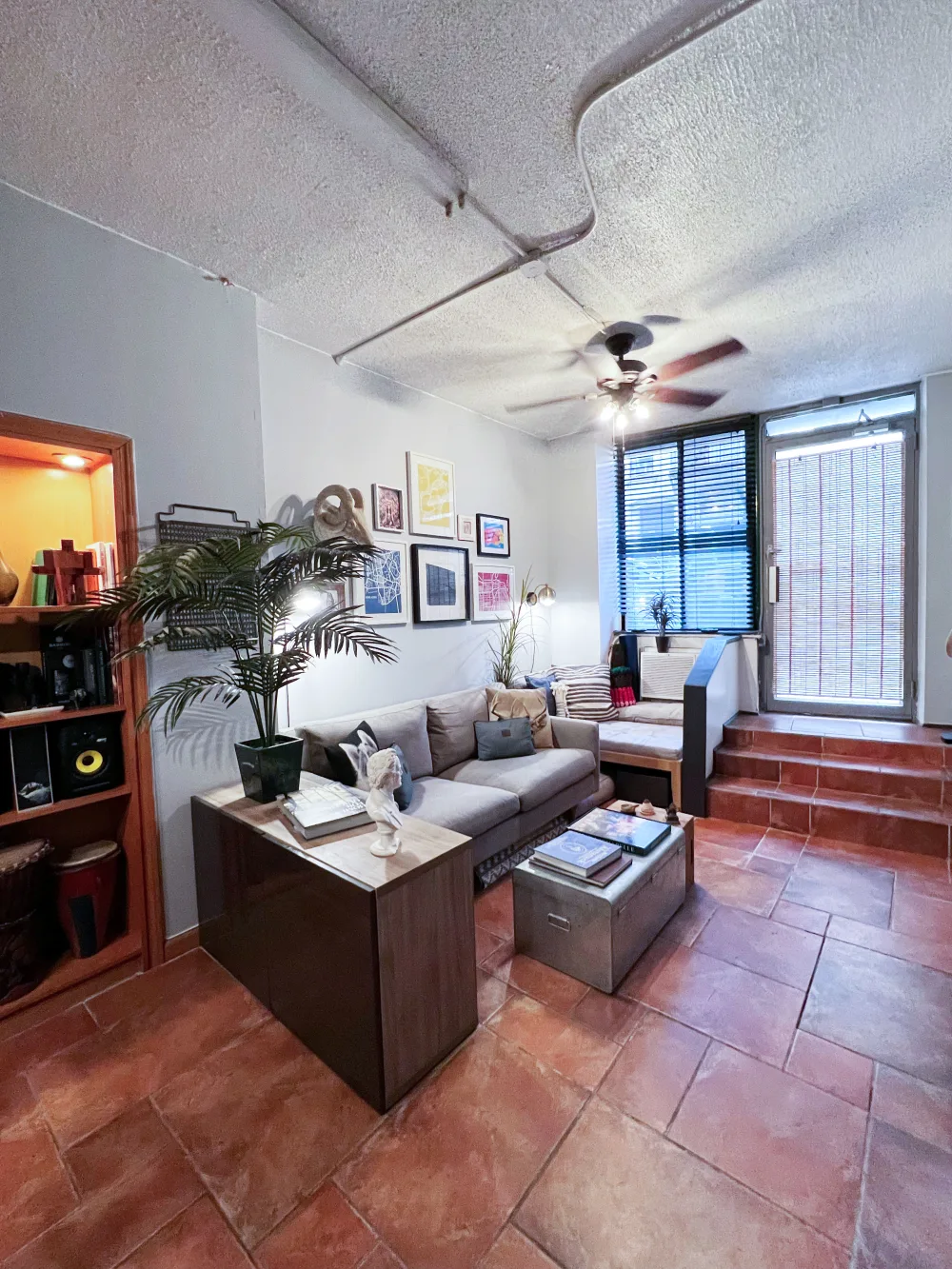 Cozy living area with decor.