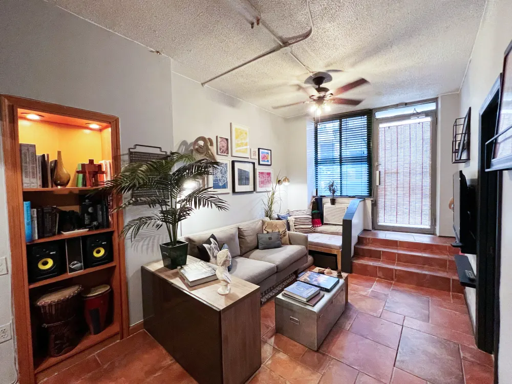 Cozy living room, modern decor