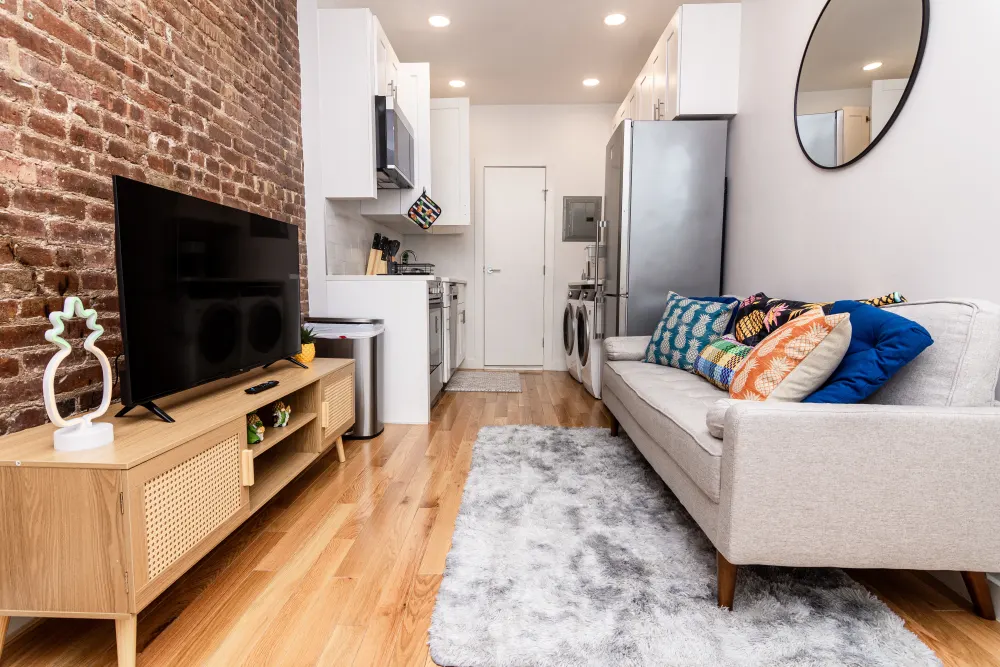 Cozy apartment with modern furnishings.