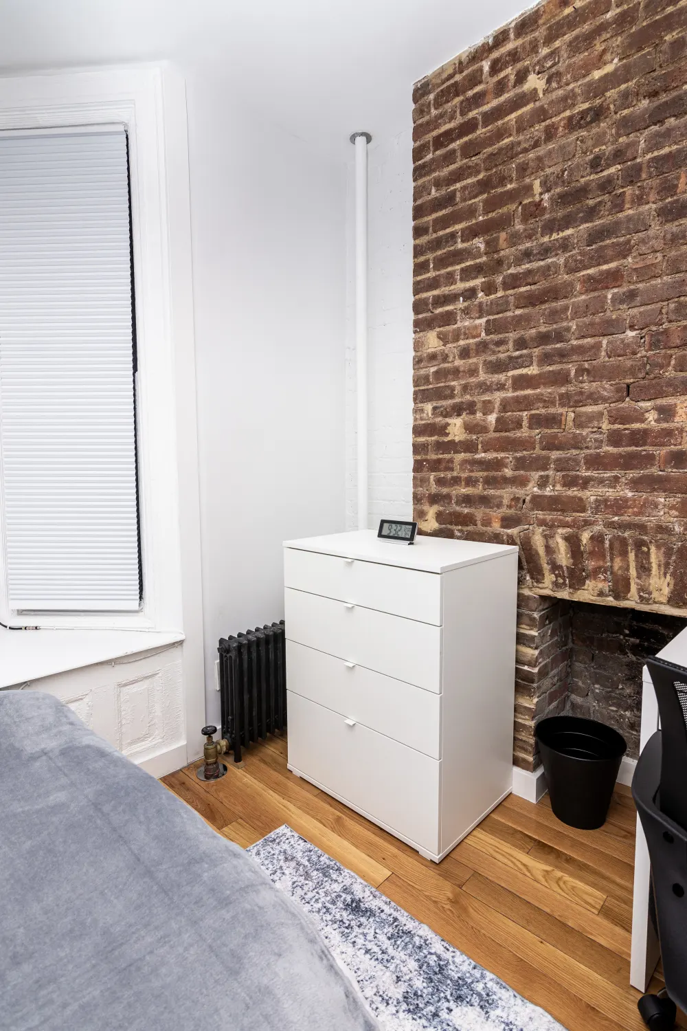 Cozy room with modern furnishings.