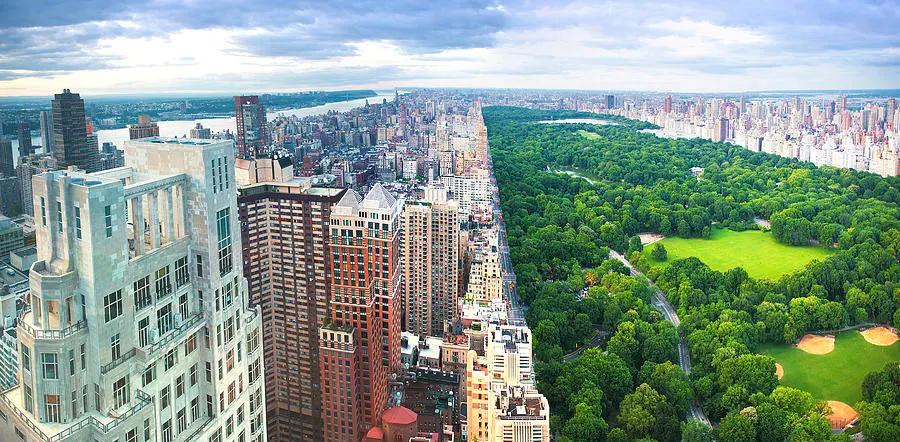 Panoramic view of Central Park.