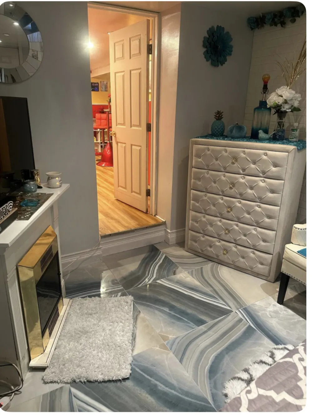 Elegant room with modern decor.