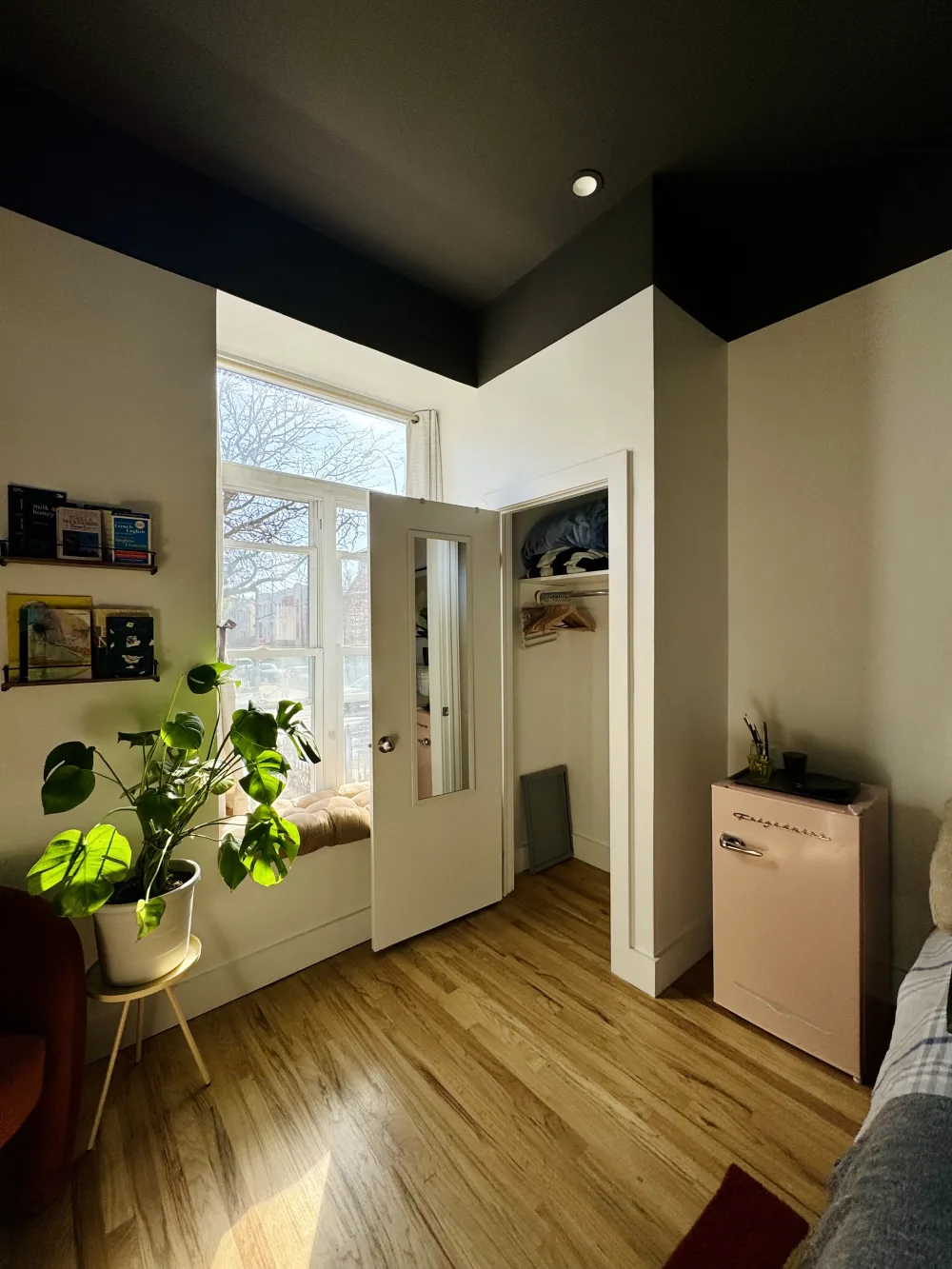 Cozy room with natural light.