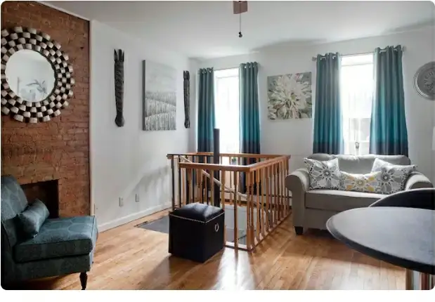 Cozy living room with modern decor.