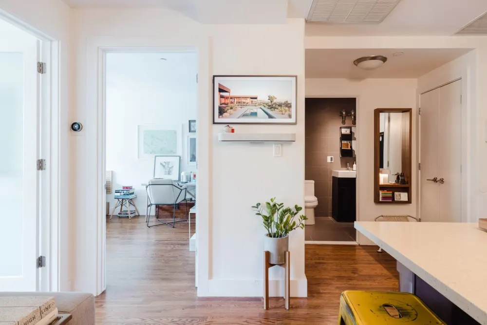 Bright modern apartment with stylish decor.