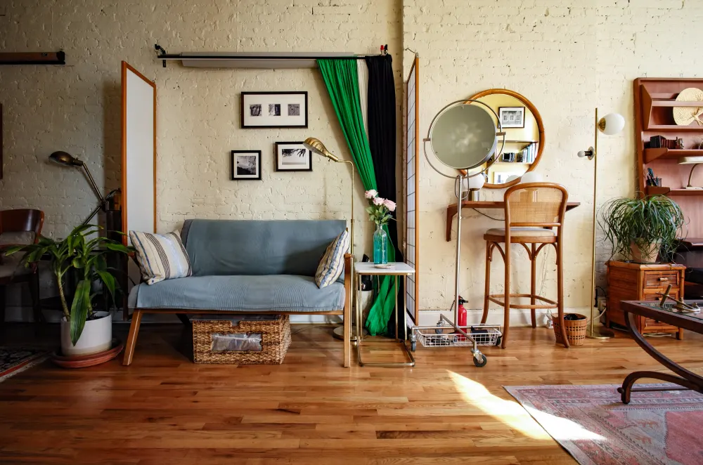 Cozy apartment with stylish decor.