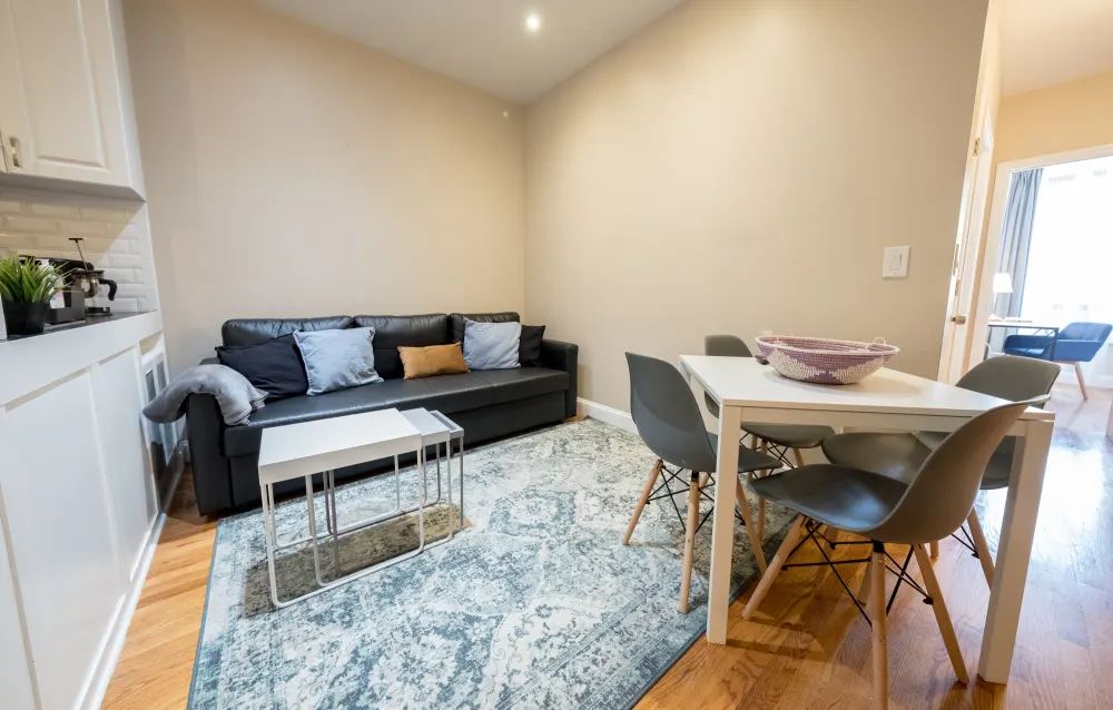 Cozy living and dining area