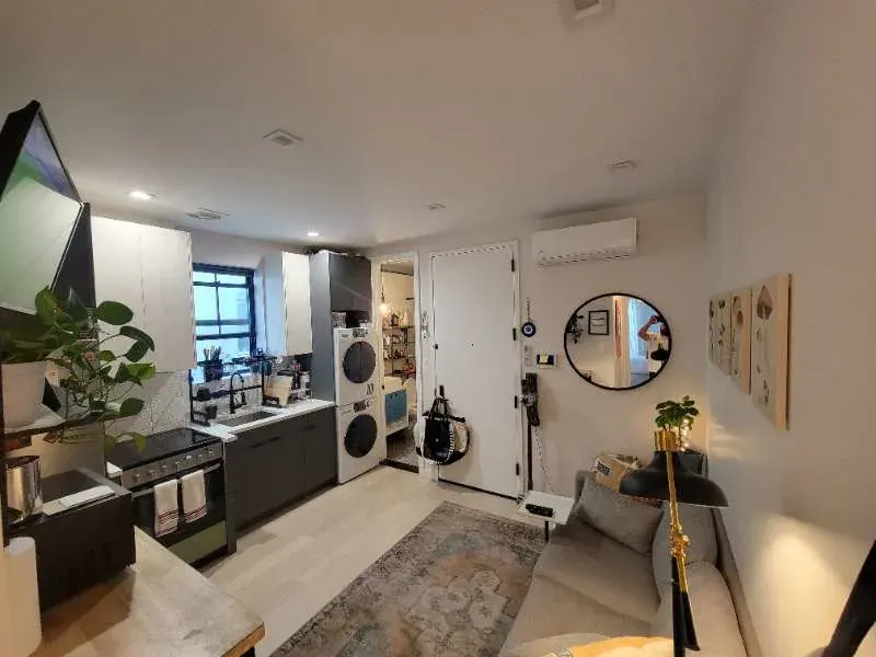 Cozy modern studio with kitchenette