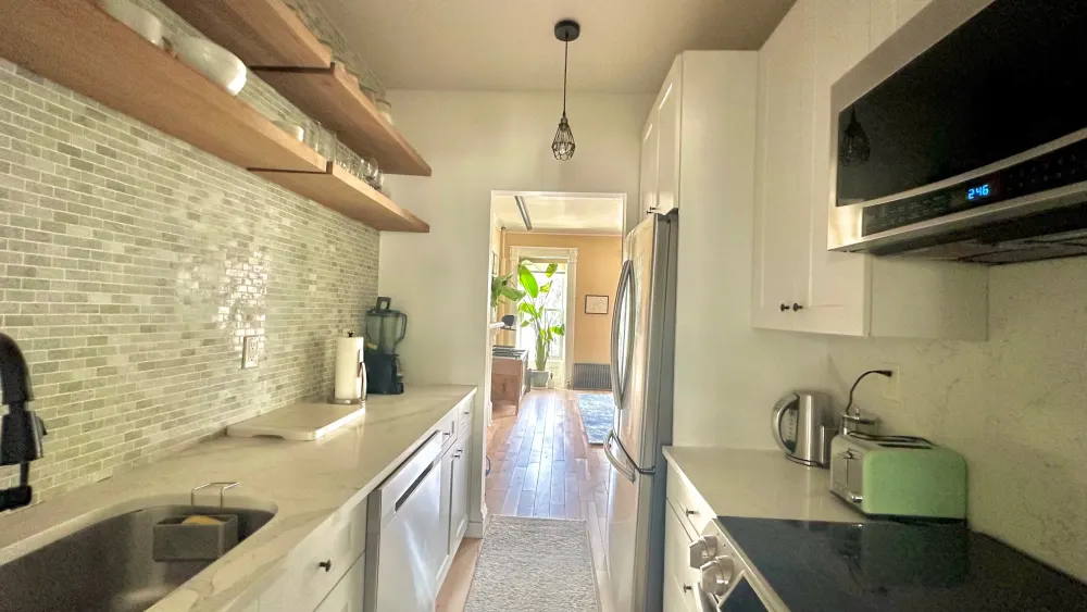 Modern kitchen with sleek design