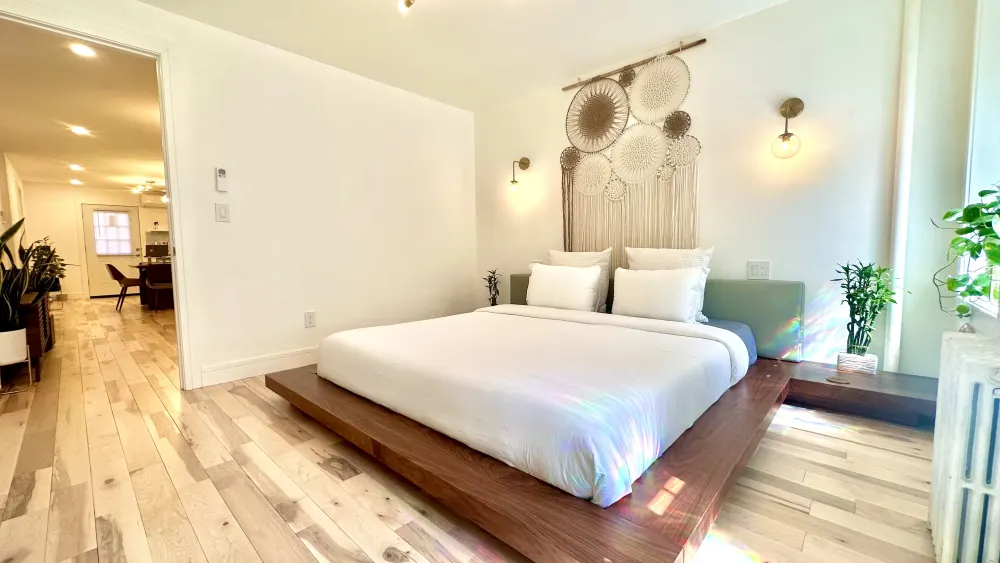 Modern bedroom with minimalist decor