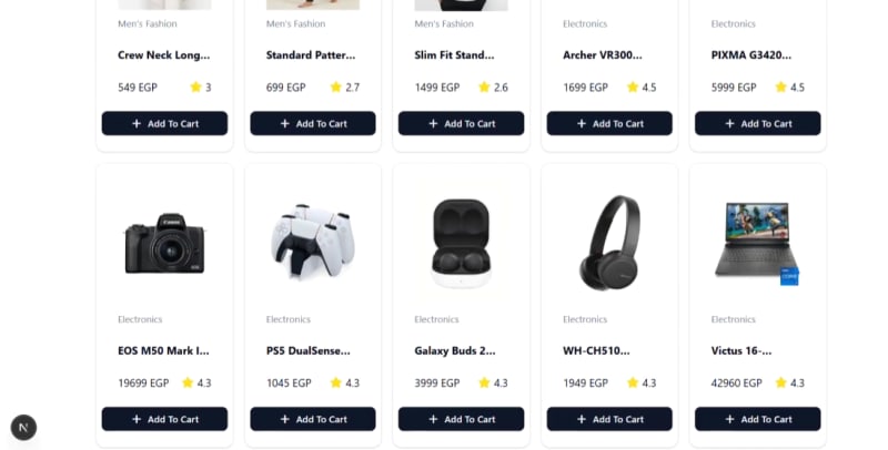 React E-Commerce Website