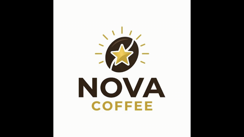 Nova Coffee — Brand Identity & Motion Logo