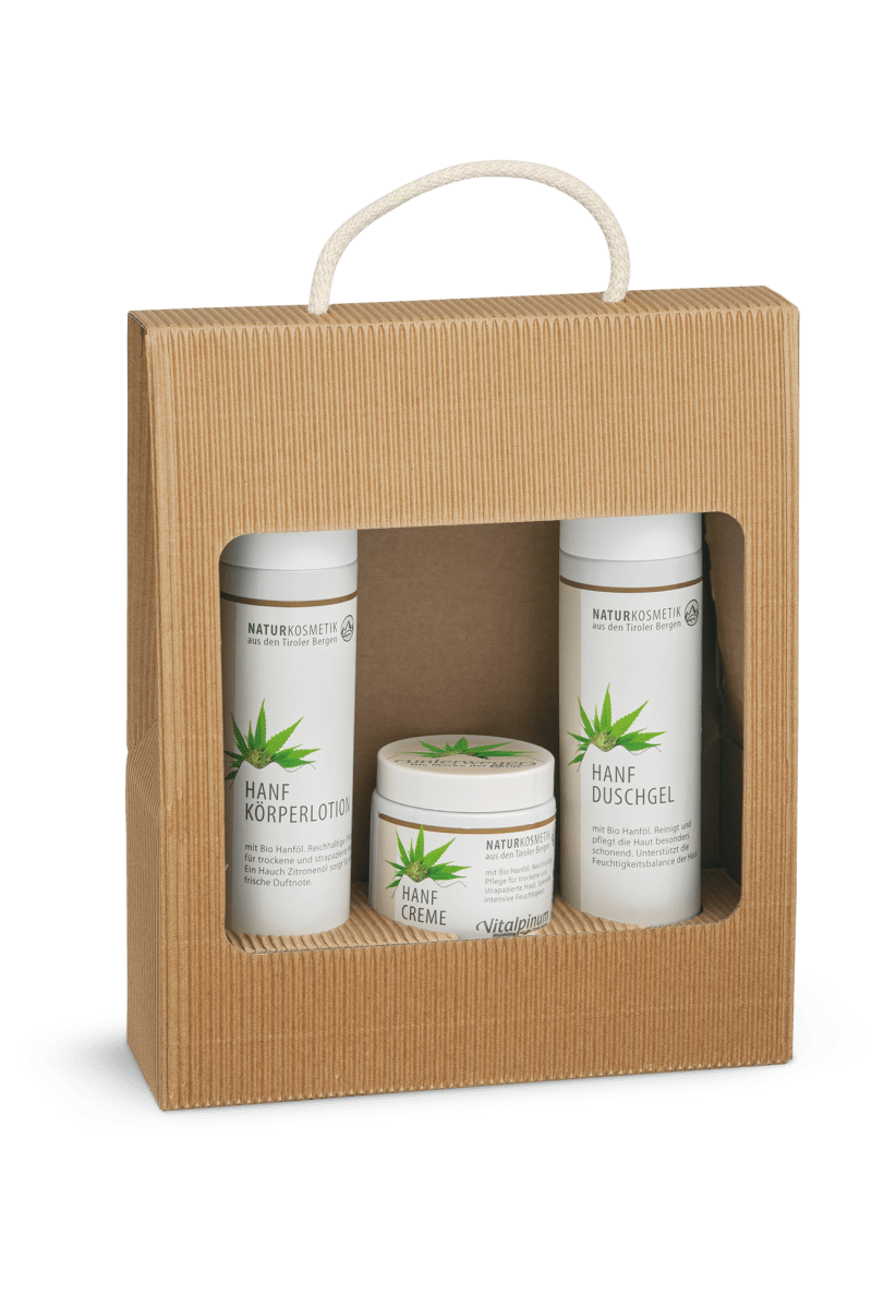 Geschenkkarton Hanf