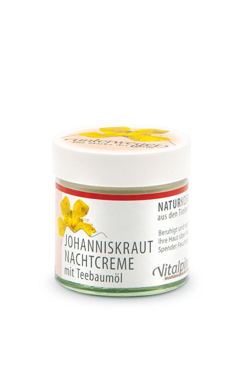 Johanniskraut - Teebaum Nachtcreme