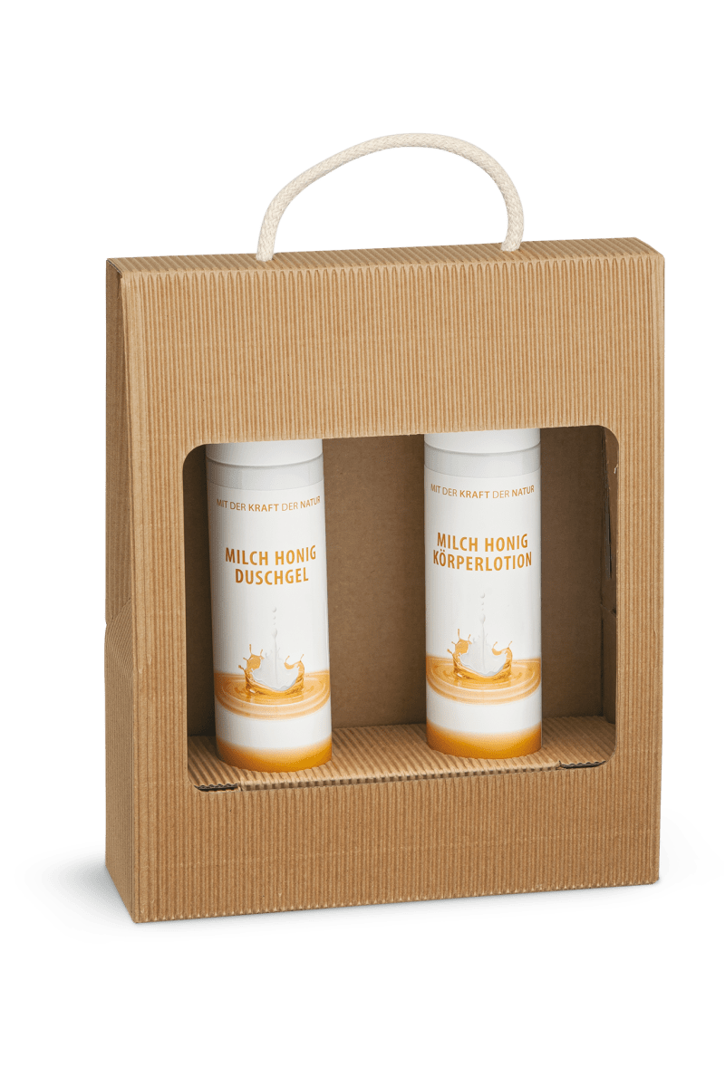Geschenkkarton Milch Honig