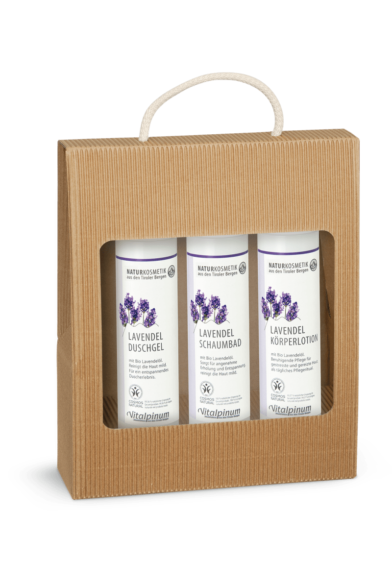 Geschenkkarton Lavendel