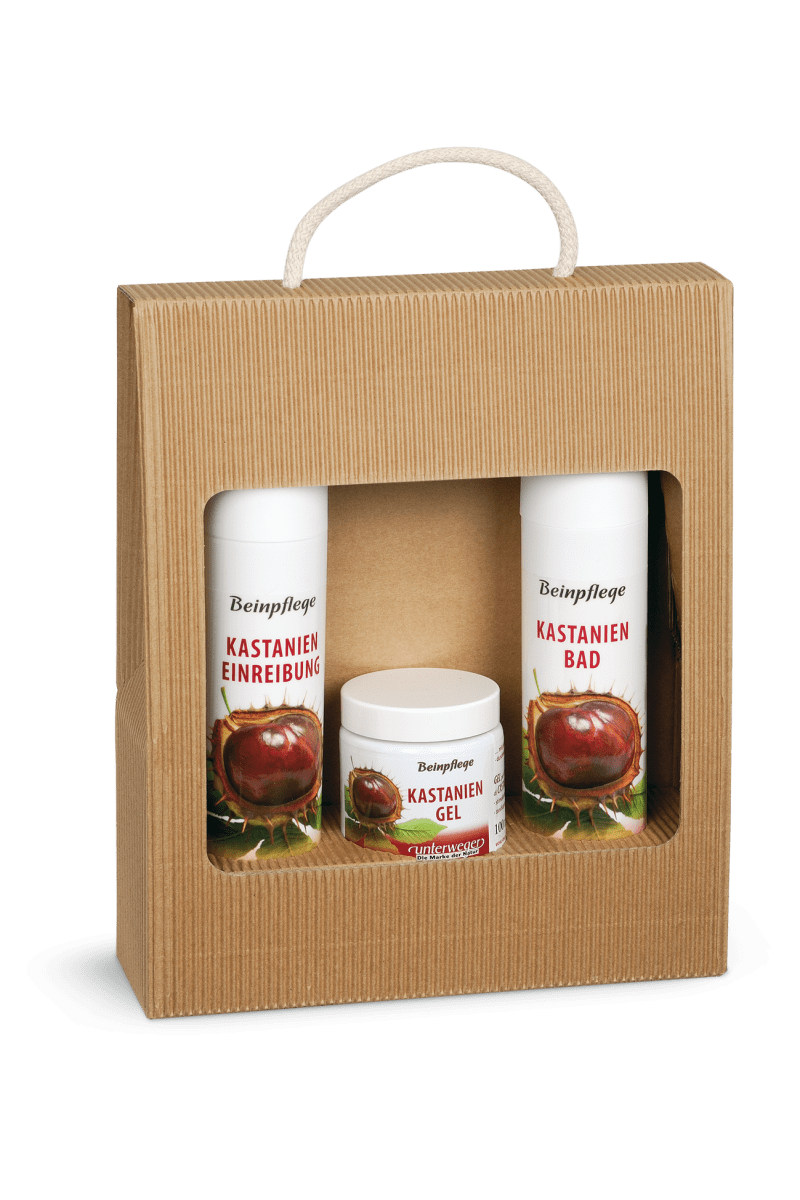 Geschenkkarton Kastanie