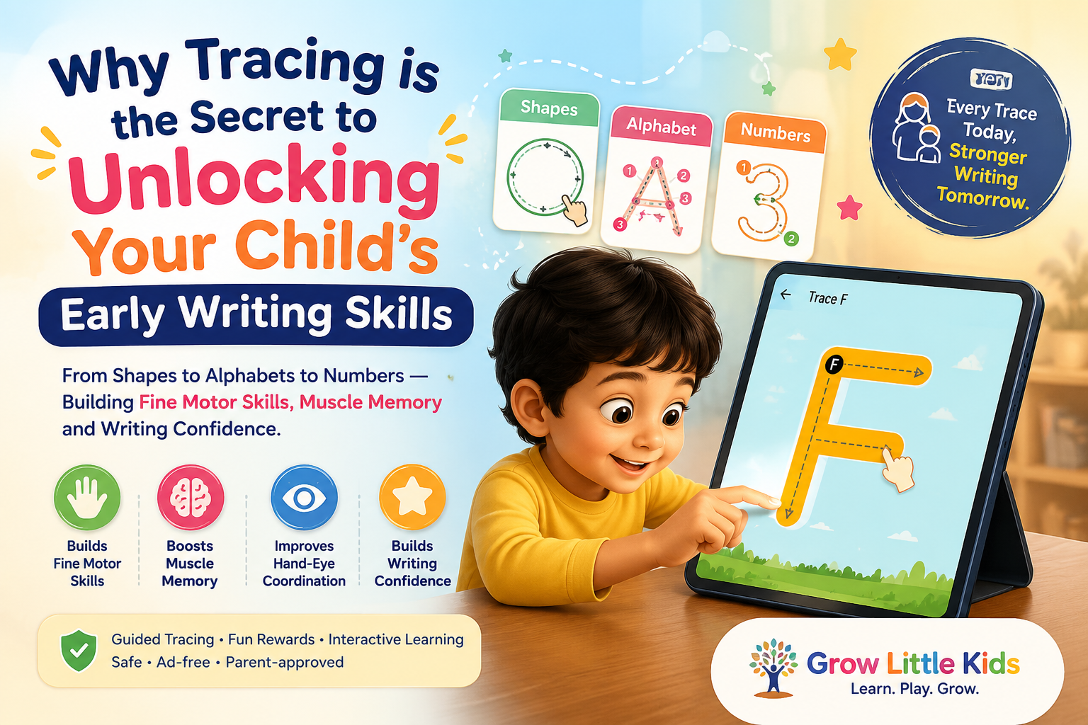 Why Tracing is the Secret to Unlocking Your Child's Early Writing Skills