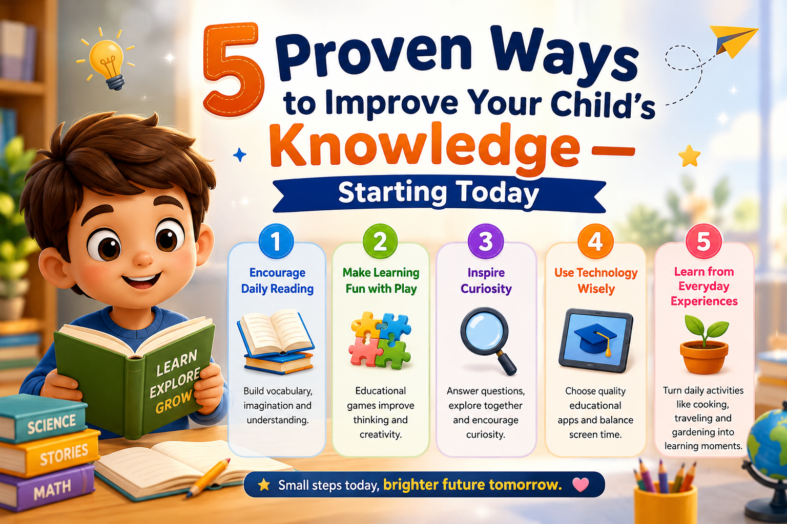 5 Proven Ways to Improve Your Child's Knowledge — Starting Today