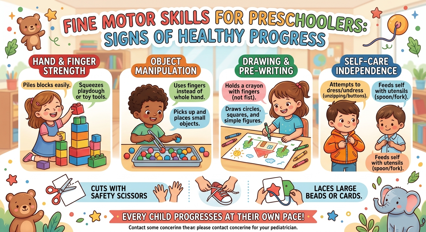Fine Motor Skills for Preschoolers: Signs of Healthy Progress