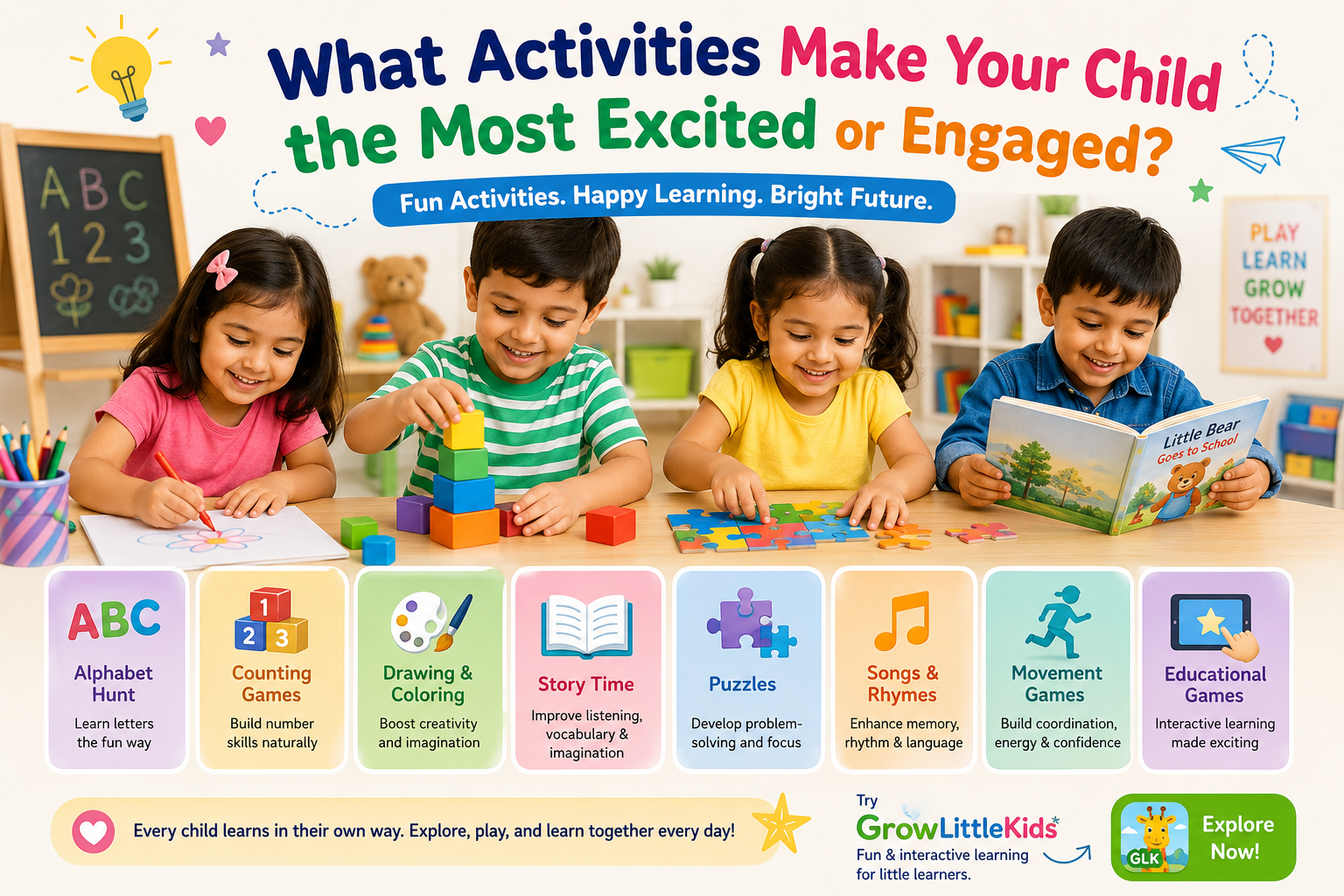 What Activities Make Your Child the Most Excited or Engaged?