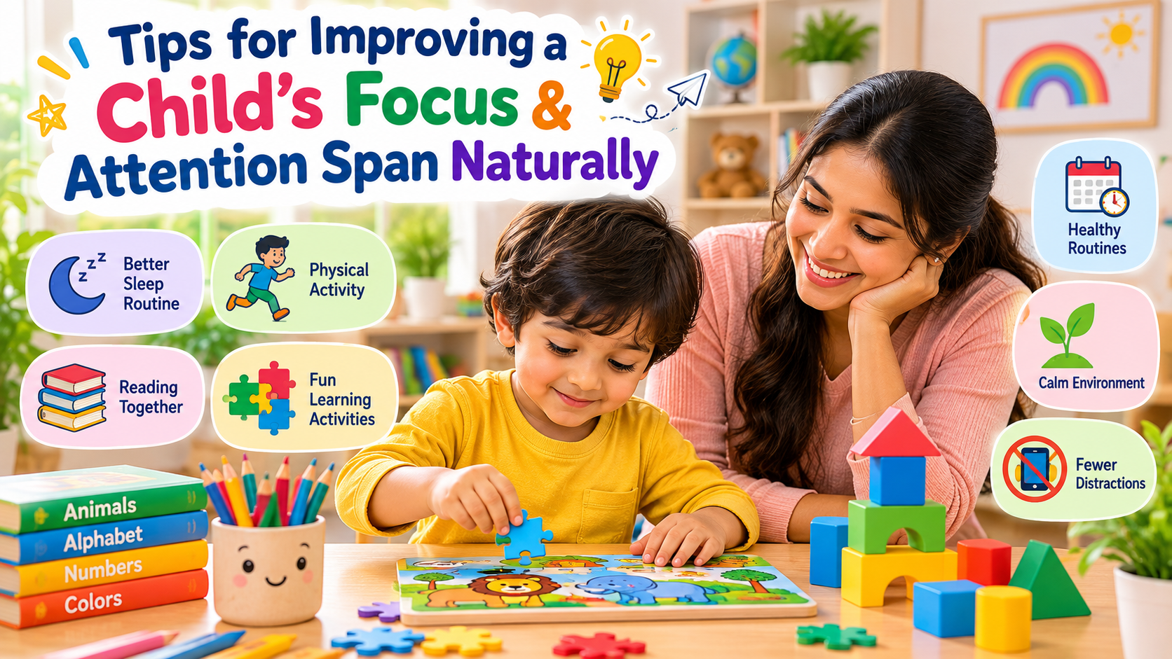 Tips for Improving a Child's Focus and Attention Span Naturally