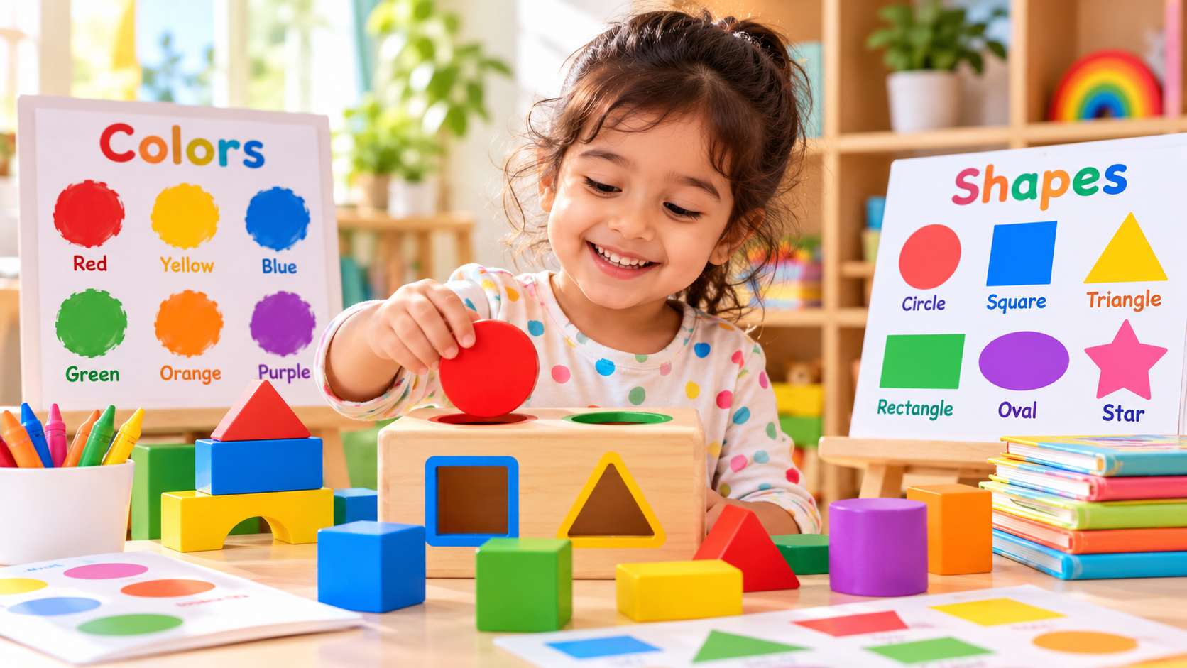 Shapes and Colors for Kids: 15 Fun Learning Activities for Toddlers and Preschoolers