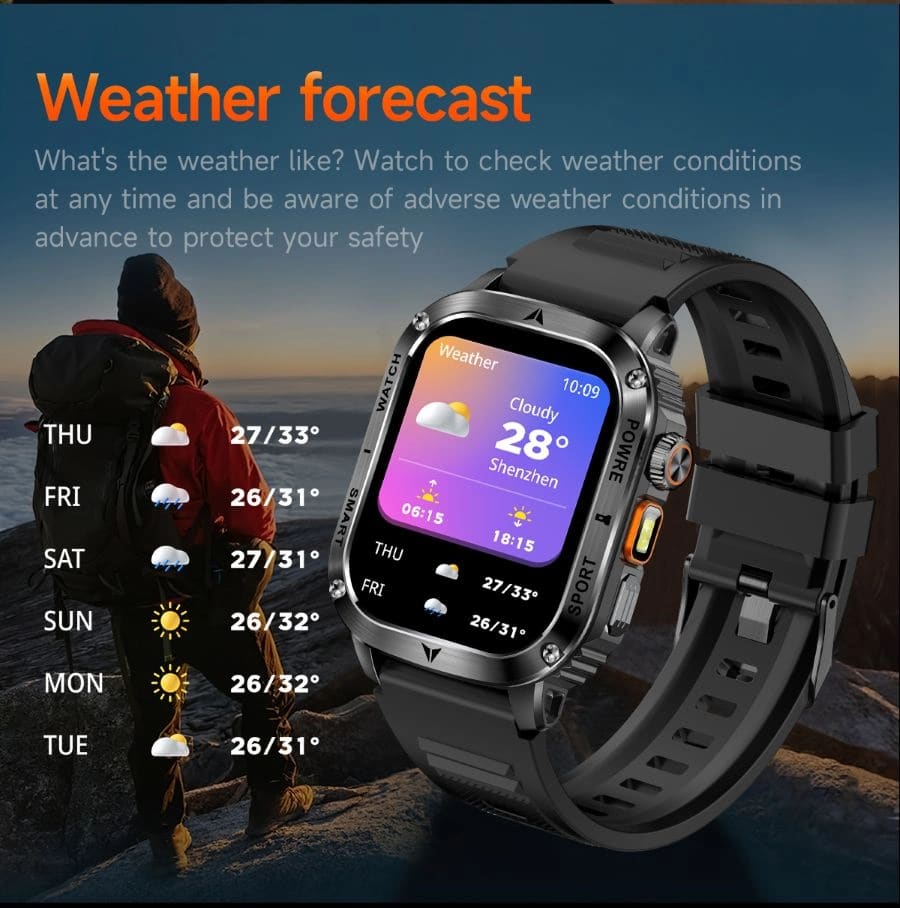 AK80 Sport Smart Watch: Bluetooth Calling, Sport Modes, and More variant 6