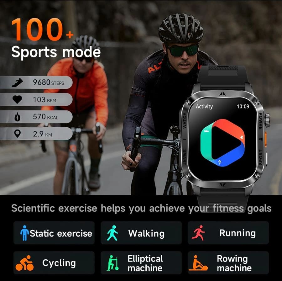 AK80 Sport Smart Watch: Bluetooth Calling, Sport Modes, and More variant 4