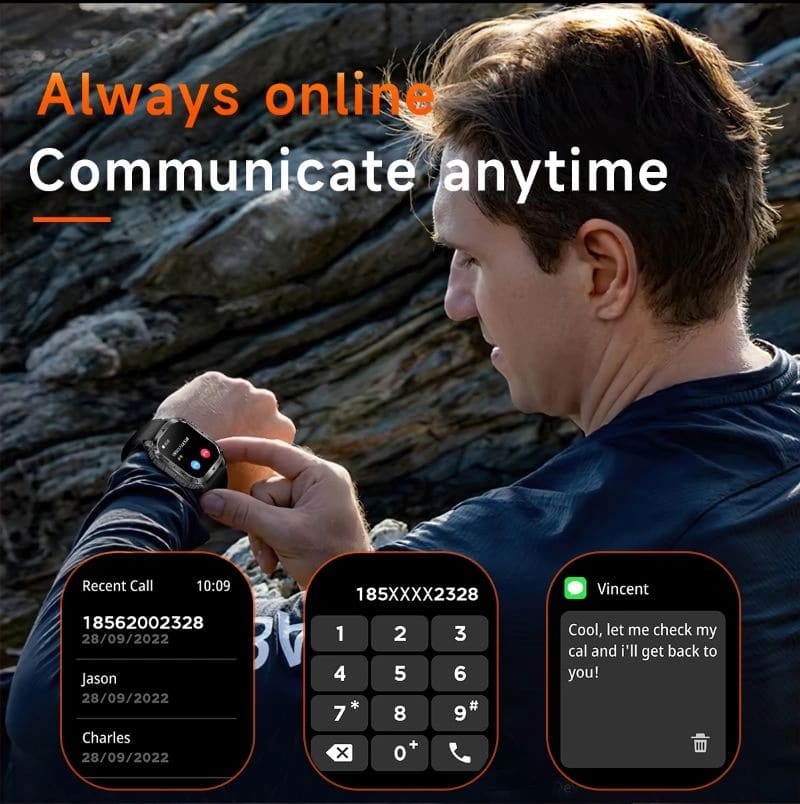 AK80 Sport Smart Watch: Bluetooth Calling, Sport Modes, and More variant 3