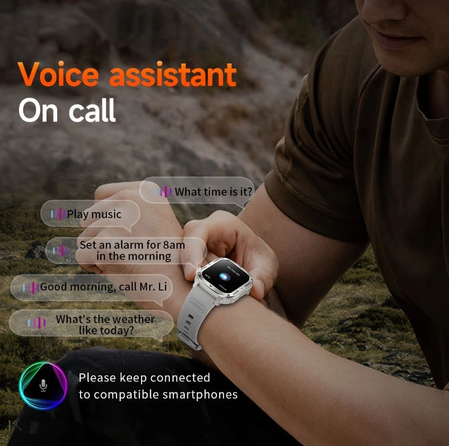 AK80 Sport Smart Watch: Bluetooth Calling, Sport Modes, and More variant 2