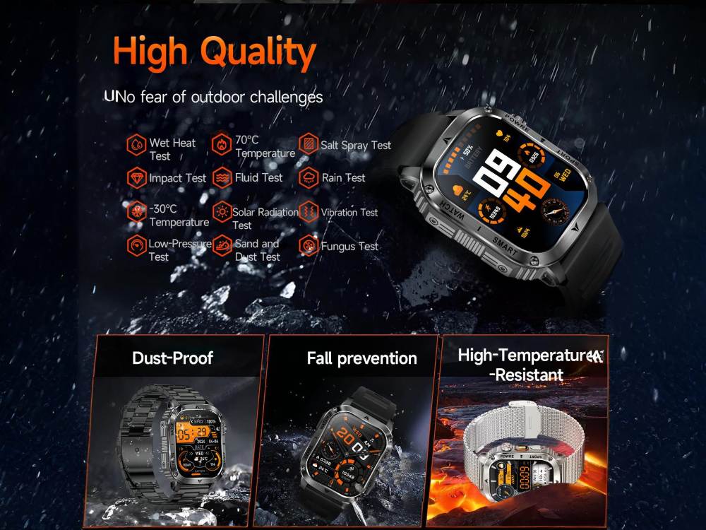 AK80 Sport Smart Watch: Bluetooth Calling, Sport Modes, and More