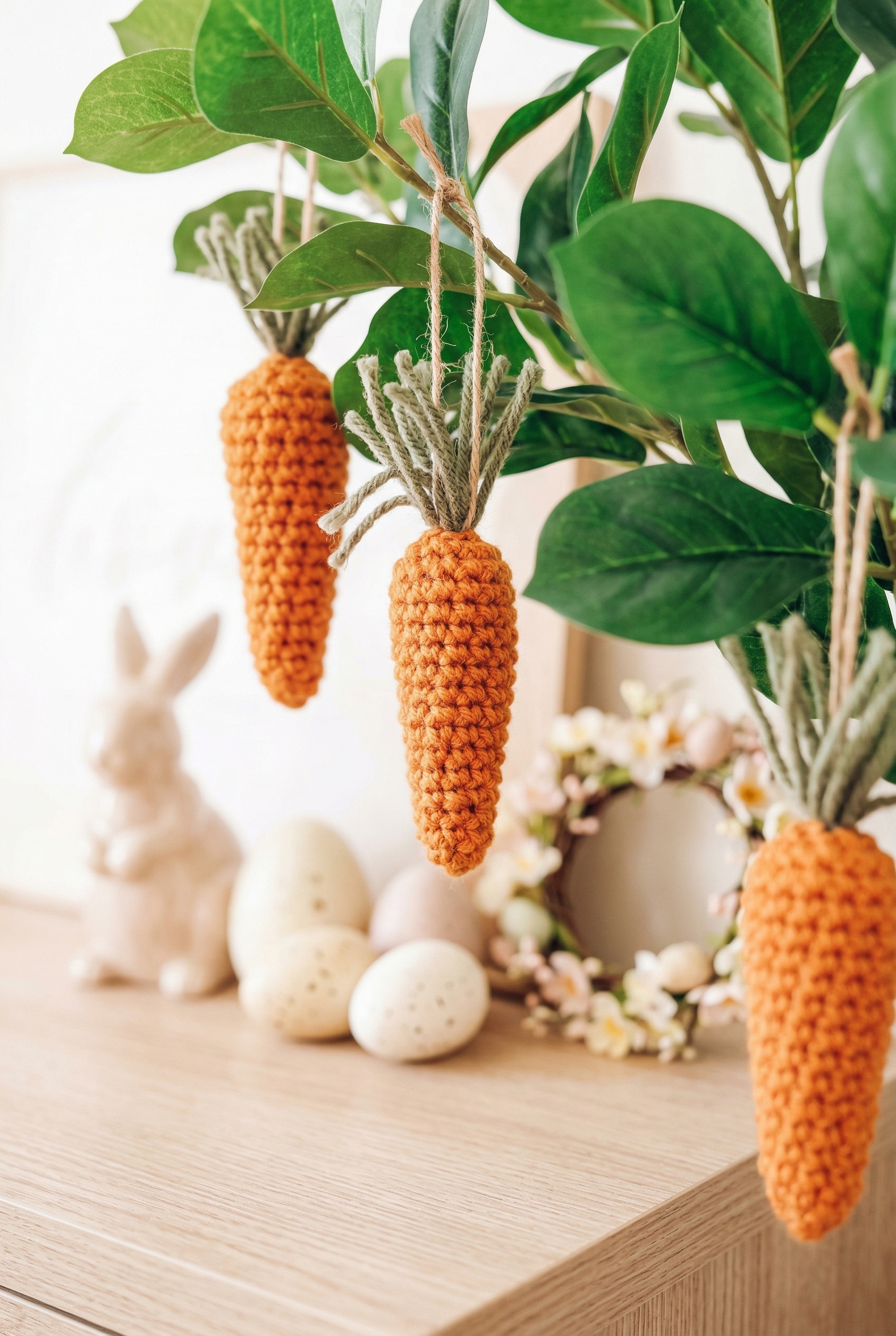 Mini Easter Carrots Crochet Pattern