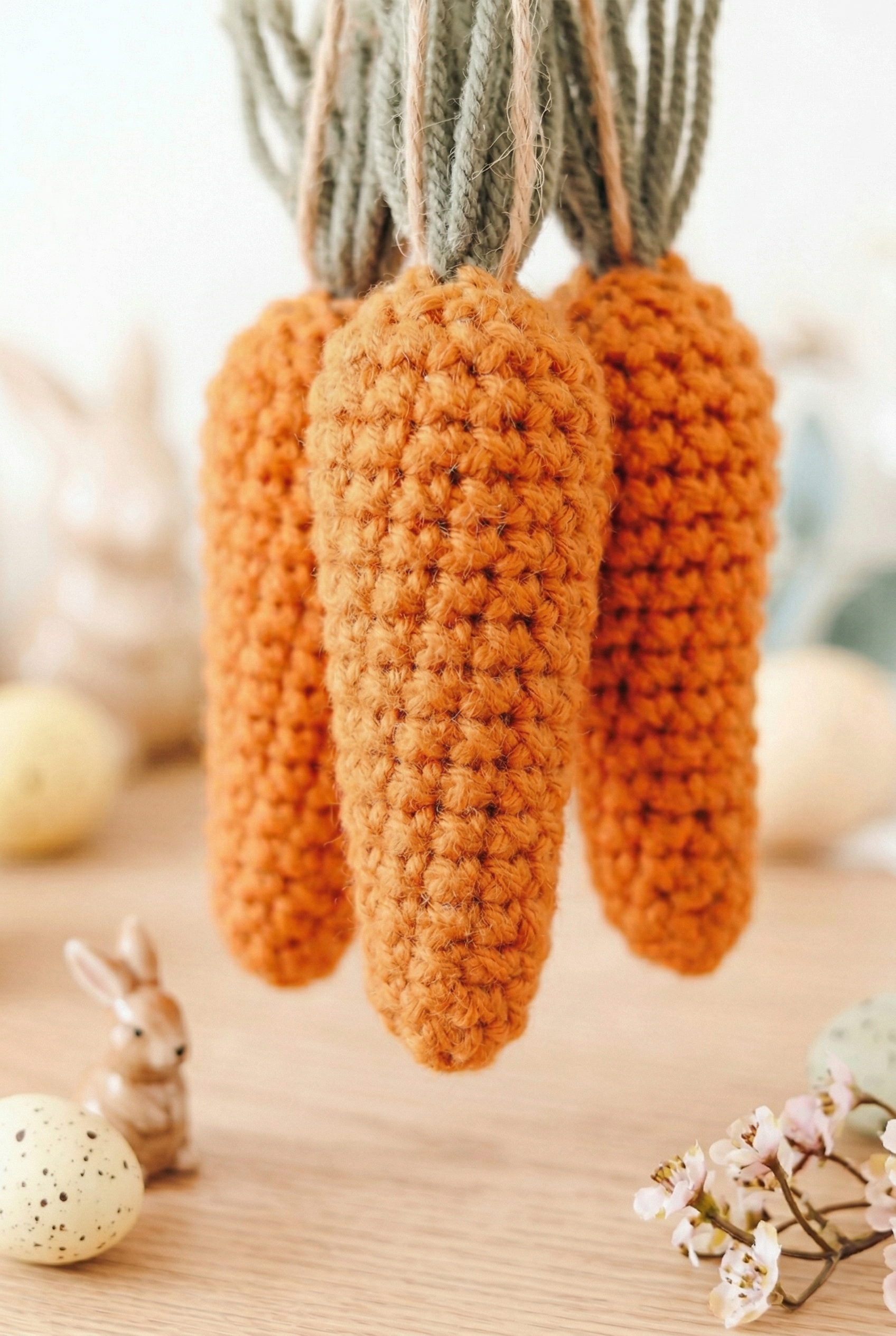 Mini Easter Carrots Crochet Pattern