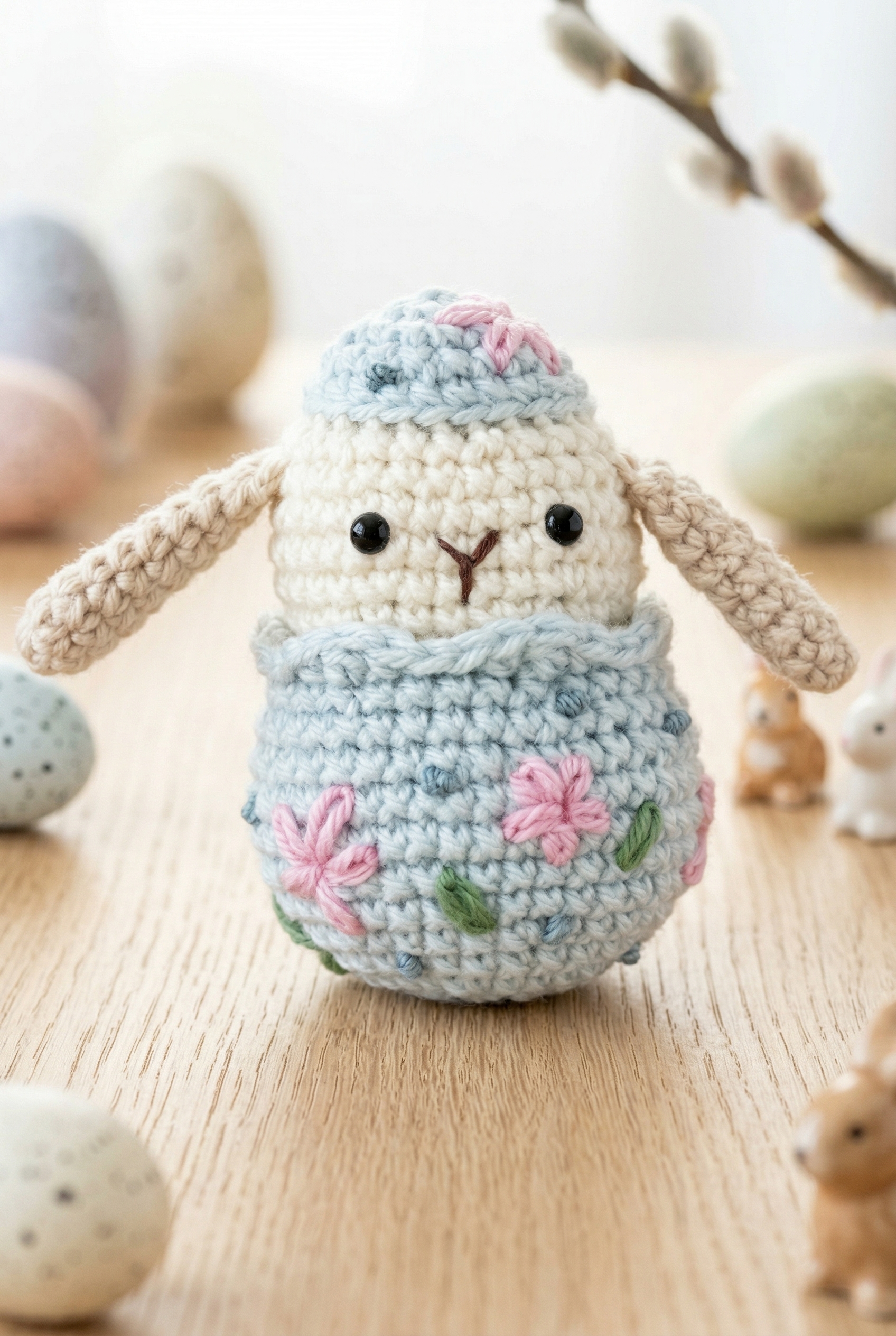 Bunny Easter Egg Crochet Pattern