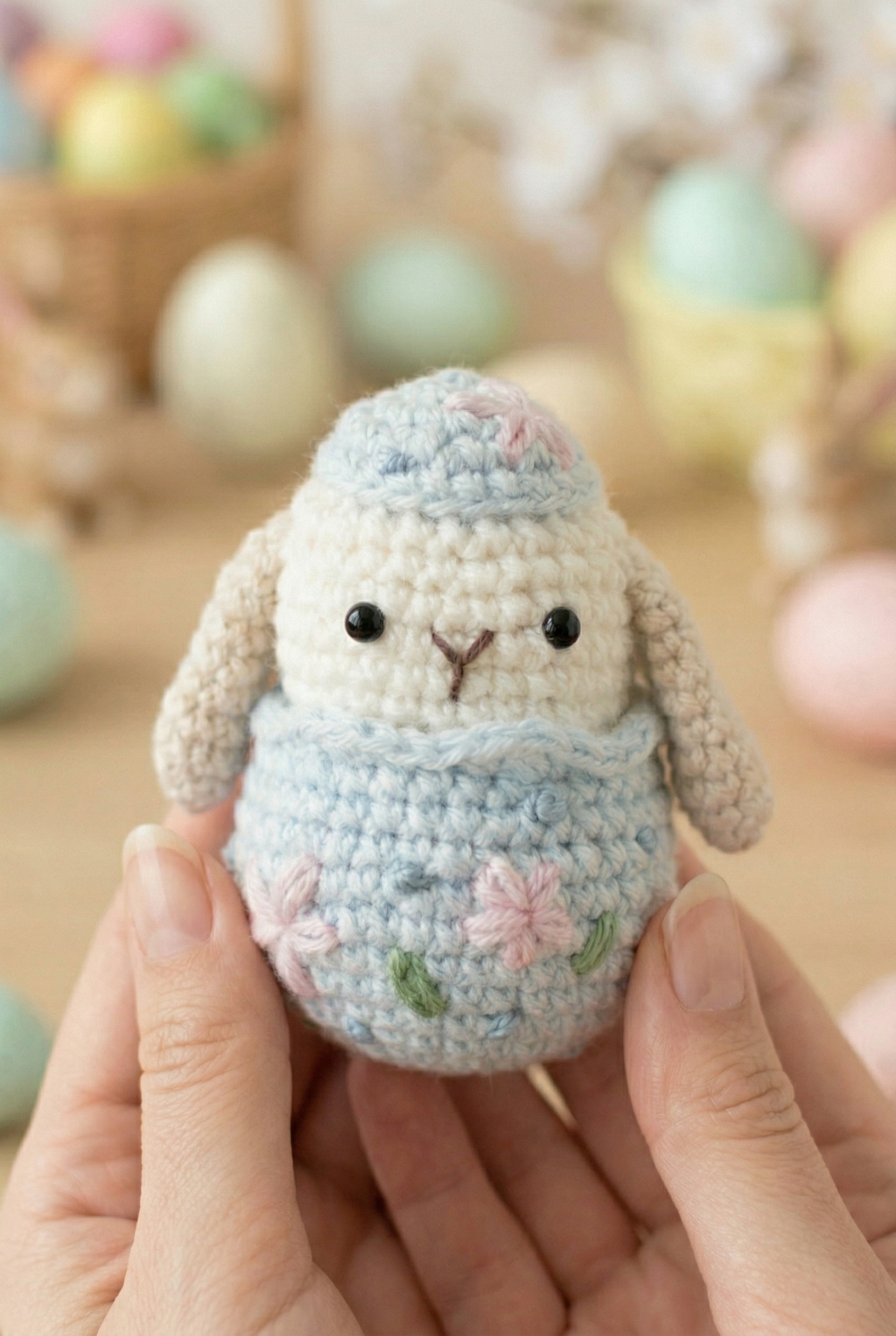 Bunny Easter Egg Crochet Pattern