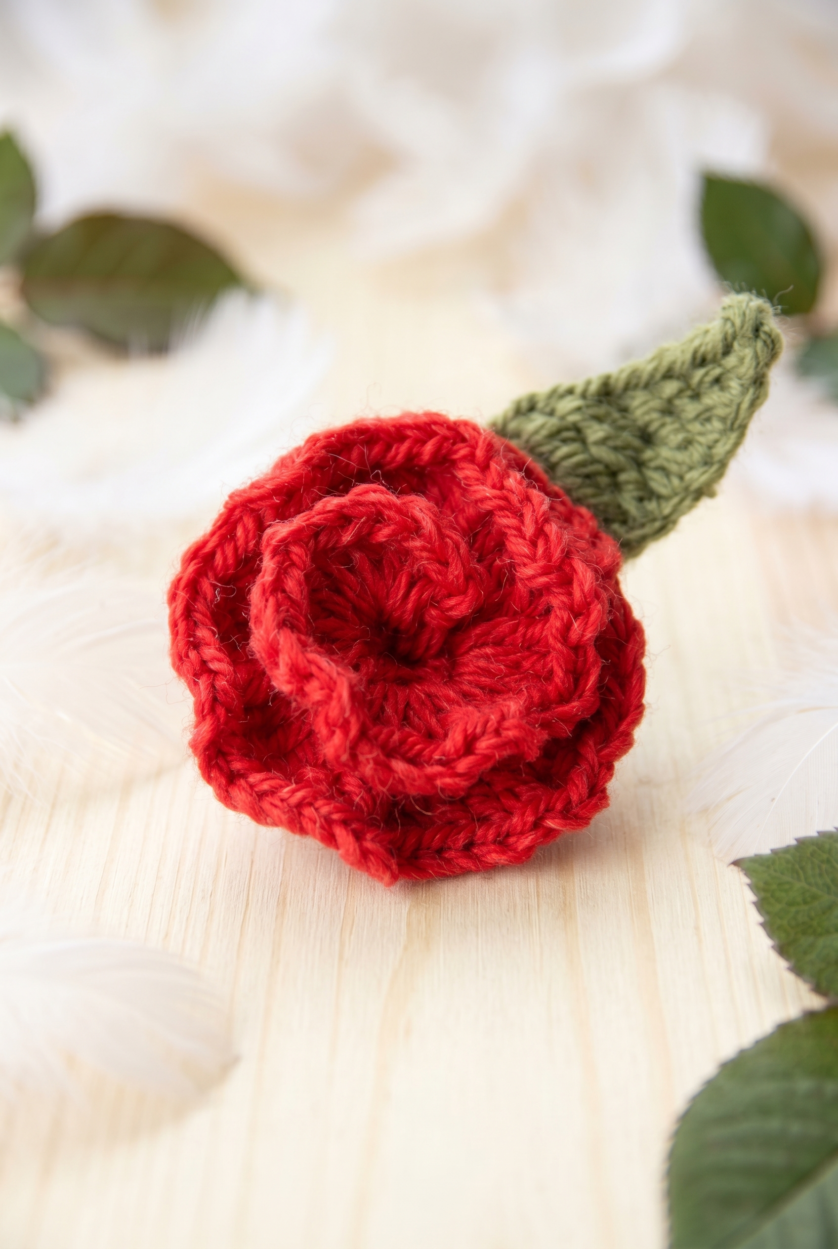 Rose Flower Crochet Pattern