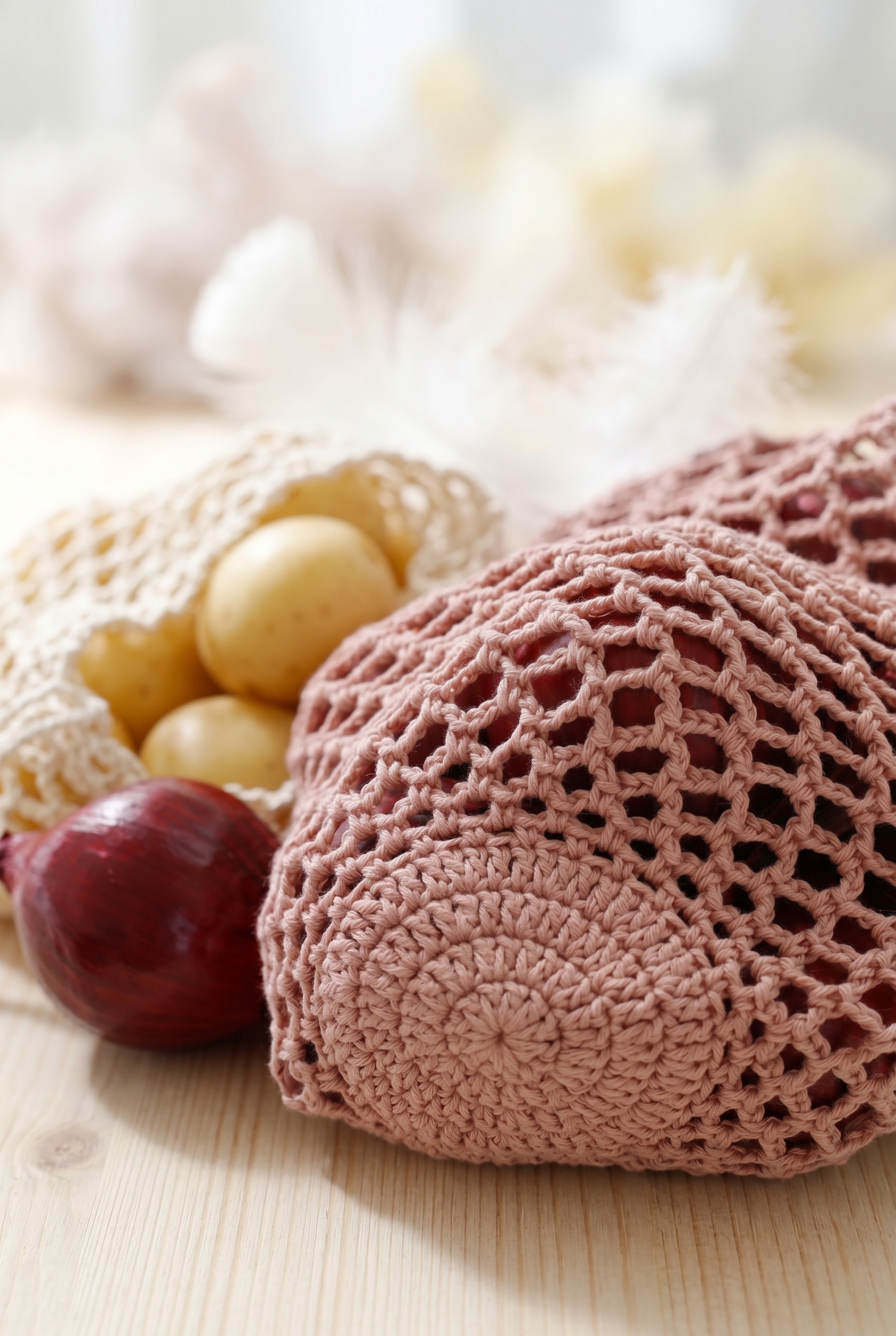 Fruit and Vegetable Bag Crochet Pattern