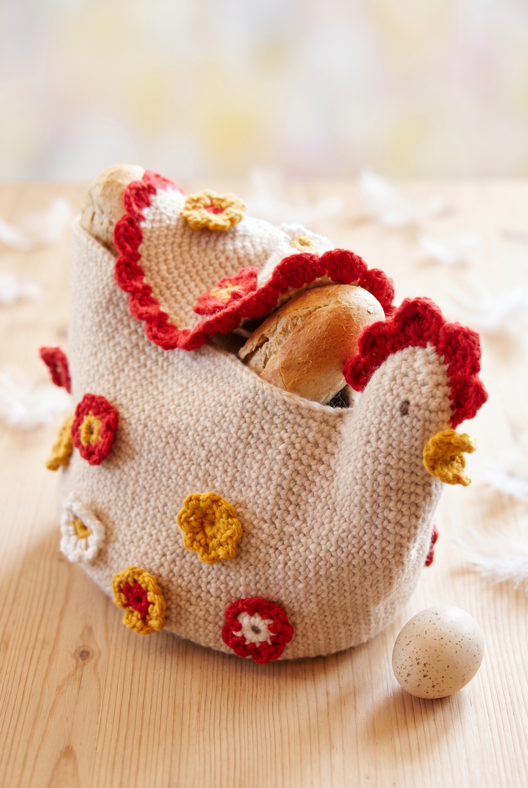 Chicken Basket Crochet Pattern
