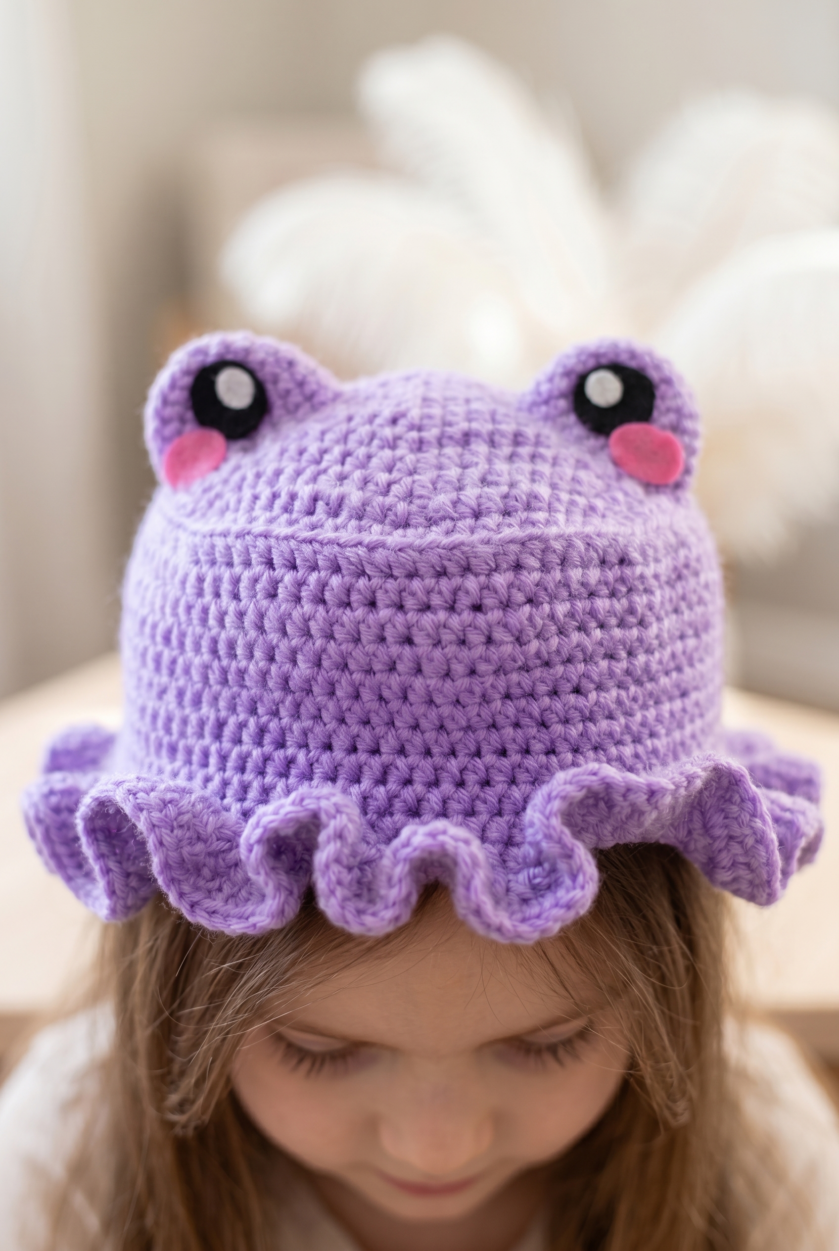 Frog Bucket Hat Crochet Pattern