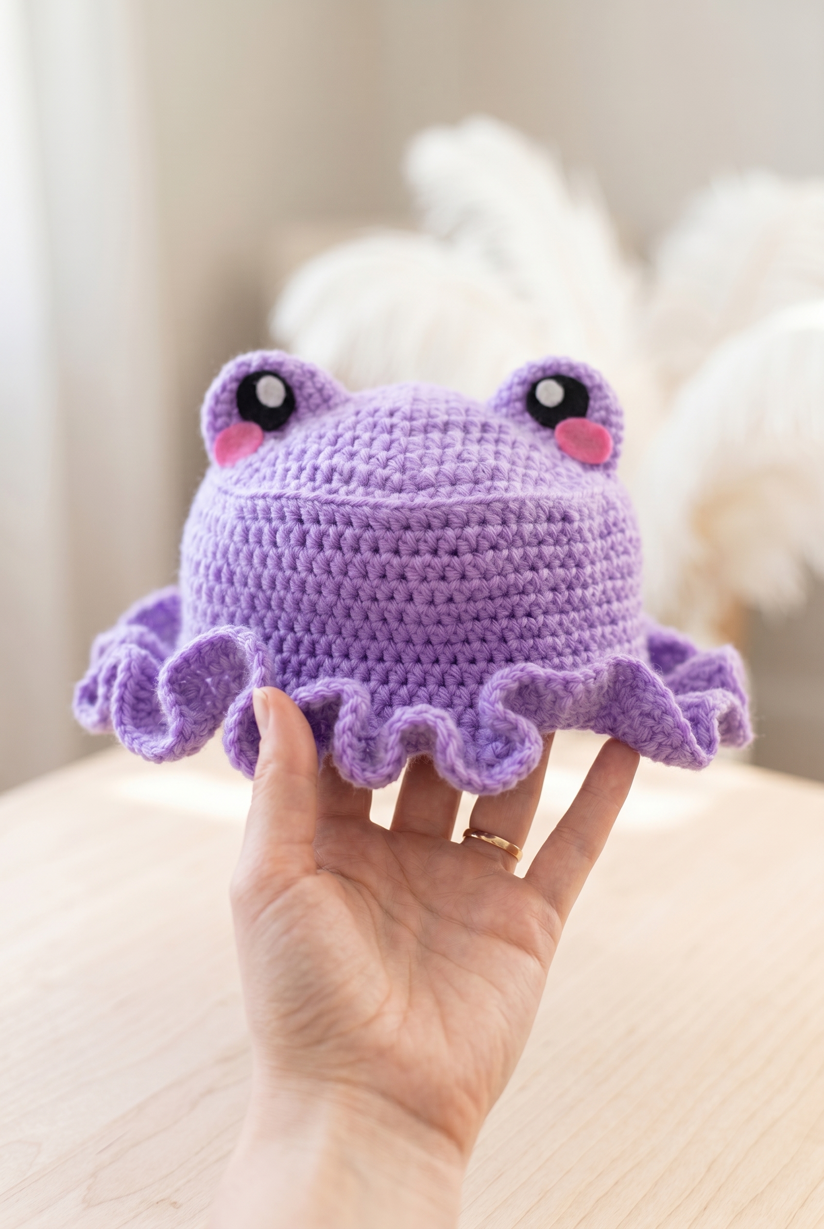 Frog Bucket Hat Crochet Pattern