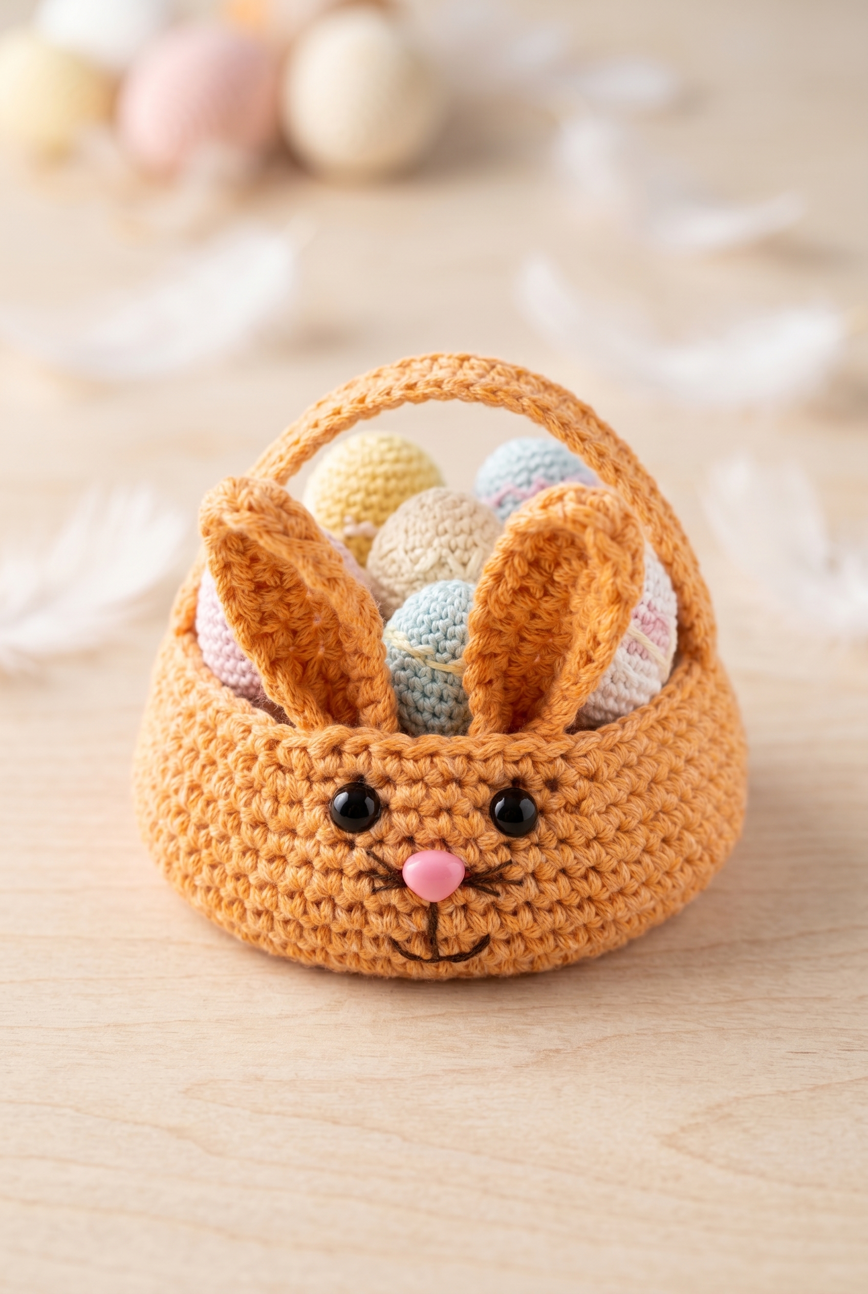 Easter Bunny Basket Crochet Pattern