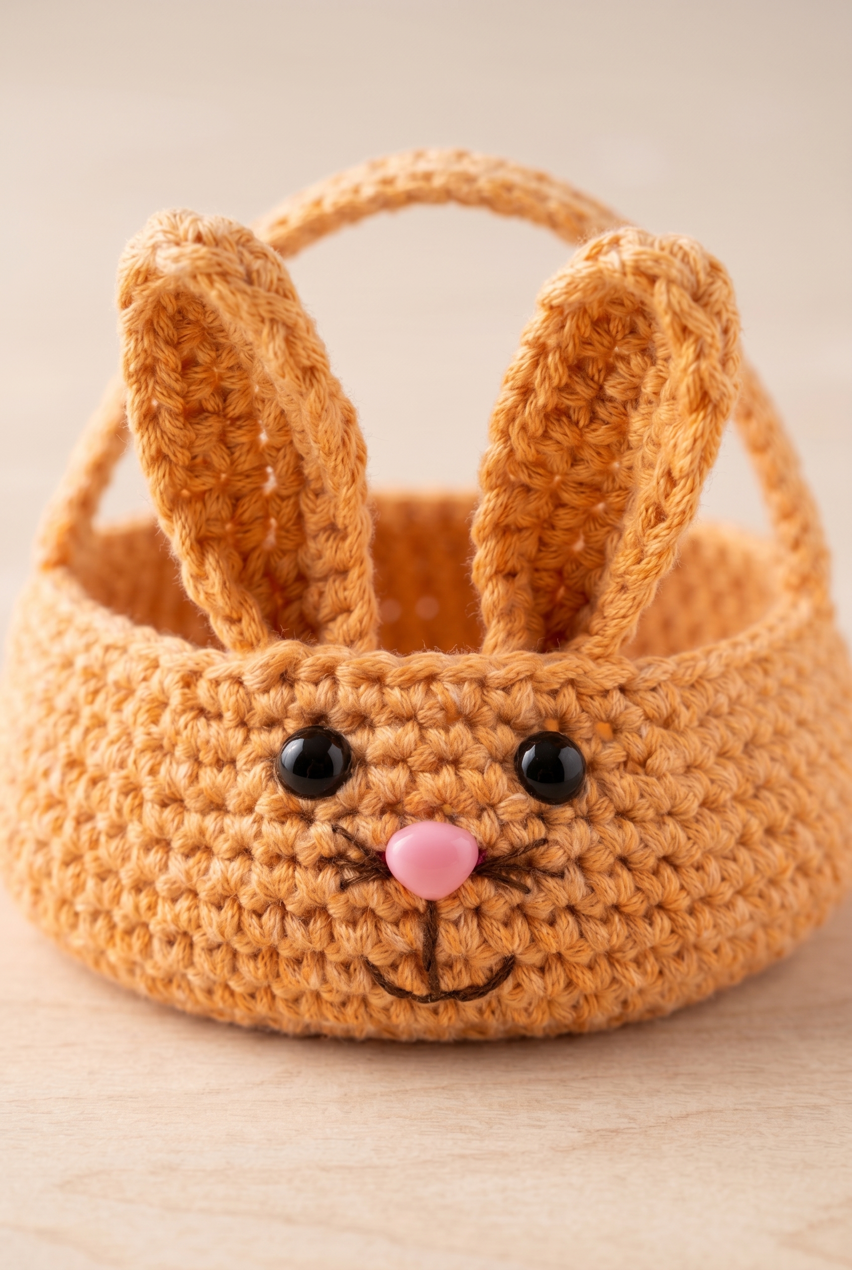 Easter Bunny Basket Crochet Pattern