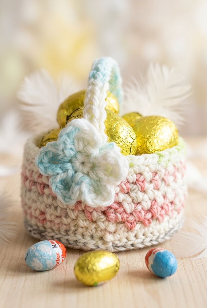 Small Basket Crochet Pattern